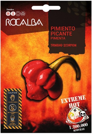 Rocalba Semilla Pimiento Picante Trinidad Scorpion
