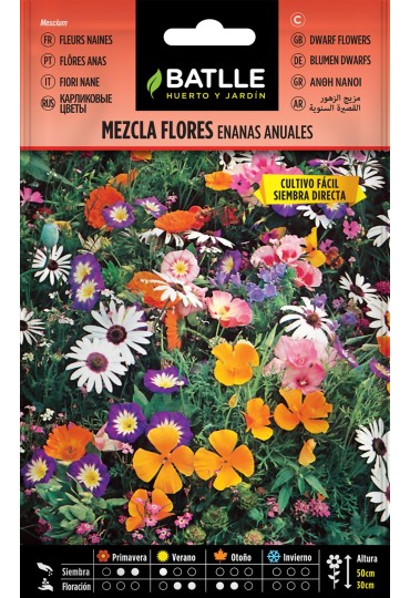 Batlle Semilla Mezcla Flores Enanas Anuales
