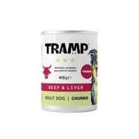 Tramp 3ª Perro Pedazos Ternera Higado 415Gr