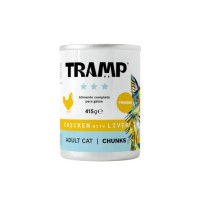 Tramp 3ª Cat Pedazos Pollo Higado 415Gr
