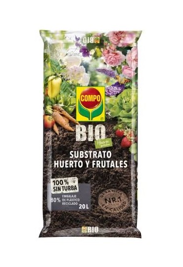 COMPO SUBSTRATO HUERTO Y FRUTALES BIO
