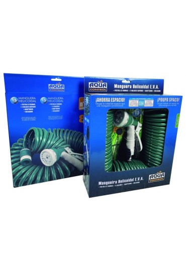Manguera Helicoidal Eva 15M + Pistola 7 Formas