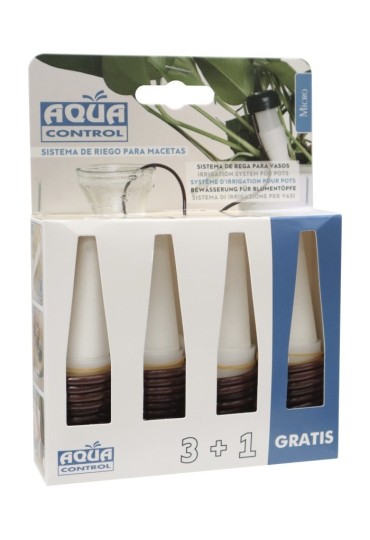 Sistema Riego Aqua Macetas 3+1 Cono 7Cl/Día