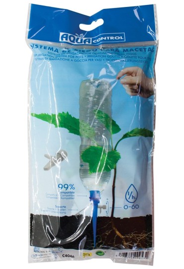 Pack 6 Cono Riego Regulables Para Botella