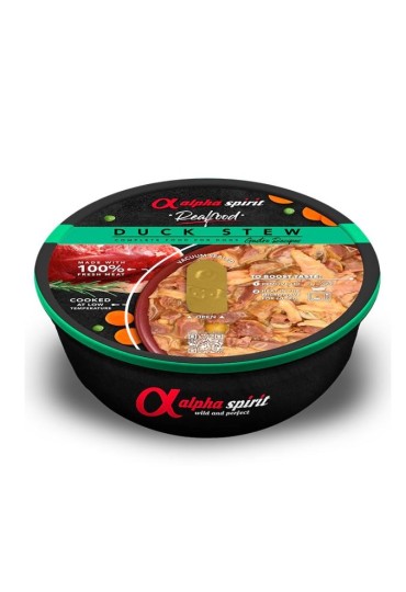Alpha Spirit Canine Realfood Estofado Pato 280Gr