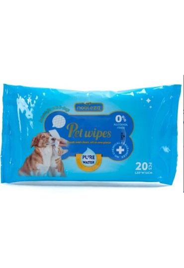 Toallitas Humedas Para Mascotas 20Ud