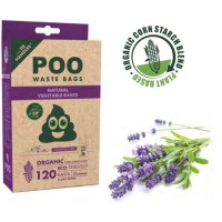 Bolsas De Cacas Con Asas Poo Lavanda 120Ud