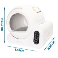Caja De Arena Inteligente Para Gatos 58X55x51.7