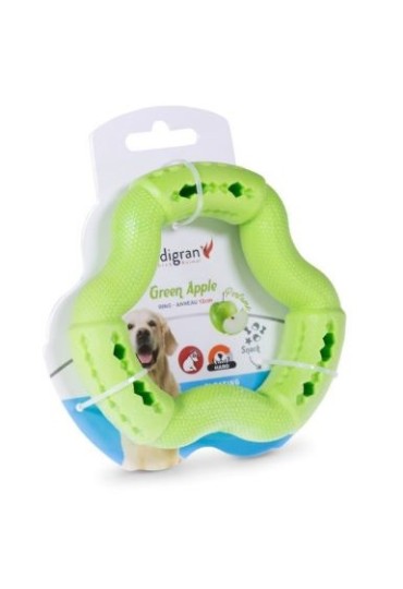 Juguete Perro Tpr Anillo Verde-Manzana 21 Cms.