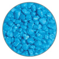 Grava Premium Neon Azul 7Mm 1Kg..