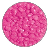Grava Premium Neon Rosa 7Mm 1Kg.