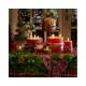 Vela Led Roja Con Lazo Indoor 7.5X13cm 489308