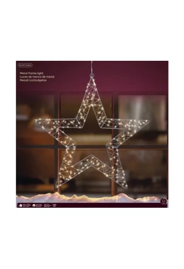 Estrella Micro Led Metal Exterior 58Cm 490648