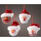 Bola Led Navidad Caras Con Gorro 026061