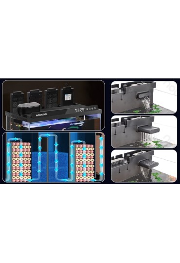 Acuario Inteligente 30L 44X24x28.5Cm