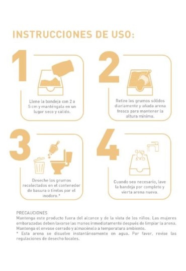 Lecho Para Gatos Tofu 18L Weego