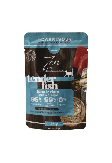 Zen Tender Fish Atun Con Almejas 70Gr