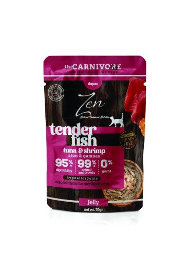 Zentac Atun Con Gambas Gelatina 70Gr