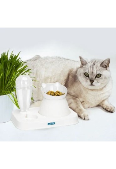 Juego De Cuencos De Agua Y Comida Gato 2 En 1