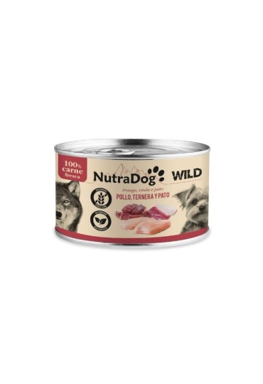 Lata Pollo Ternera Pato 200Gr