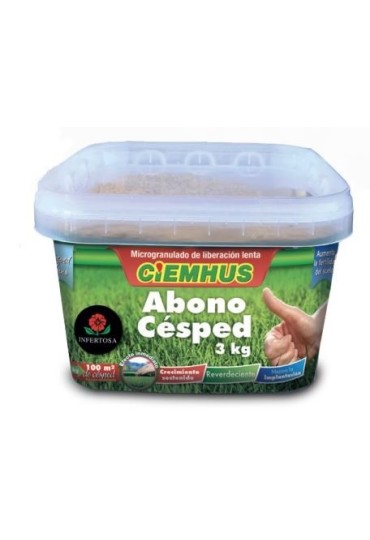 Cubo Abono Cesped Micro 3Kg Ciemhus
