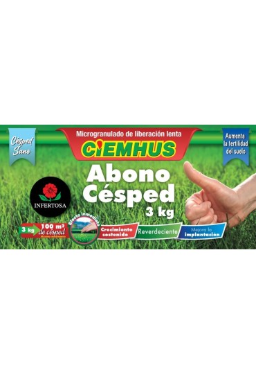 Cubo Abono Cesped Micro 3Kg Ciemhus