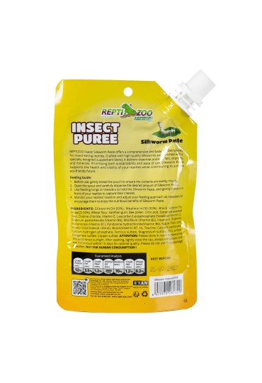 Alimento Reptil Silkworm Paste 80Gr