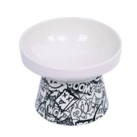 Urban Bowl Tilt´D Ceramica Blanco Y Negro M