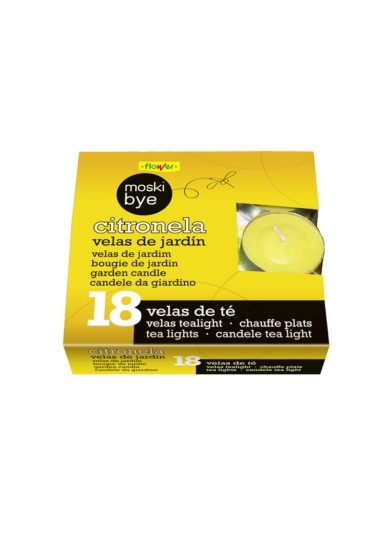 Velas De Té Con Citronela Pack-18