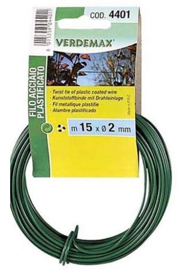 Alambre De Acero Cubierto Redondo M15 2Mm