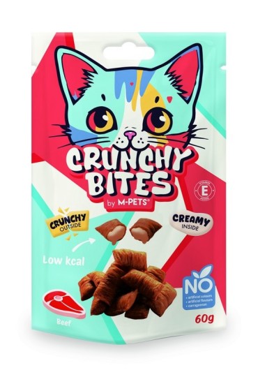 Crunchy Bites Snack Gato Buey 60G