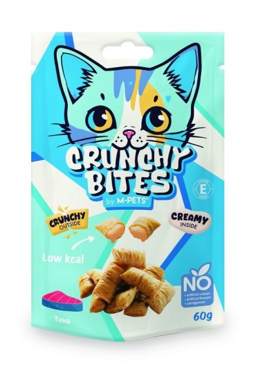Crunchy Bites Snack Gato Atun 60G