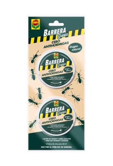 Barrera Green Cebo Antihotm 2X5g