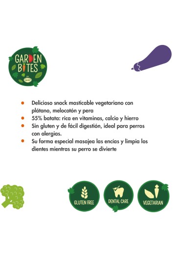 Garden Bites Fruity Dental L 16Cm 270Gr 15Ud