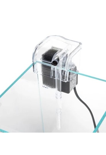 Kit acuario 10l+filtro 3w+luz clip 1.5w 20x20x25cm-2