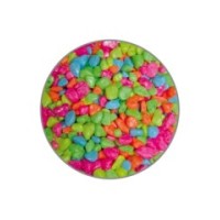 Grava premium neon multicolor 7mm 1kg.-1