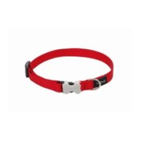 Collar perro pequeño liso rojo 20-32 cm
