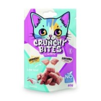 Crunchy bites snack gato pescado 60g-1