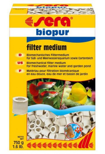 SERA BIOPUR FILTRO CERAMICA 750 GRS.