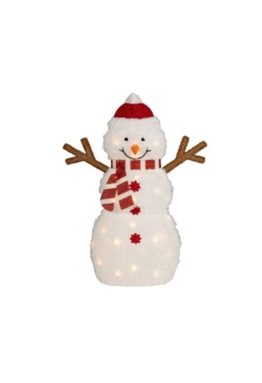 Muñeco de nieve 30led 18x61x82cm 494005