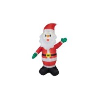 Papa noel inflable iluminado 60x115x180cm 490016