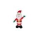 Papa noel inflable iluminado 80x160x245cm 490020