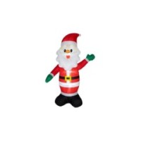 Papa noel inflable iluminado 80x160x245cm 490020