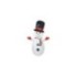Muñeco nieve inflable iluminado 75x120x180cm 49002