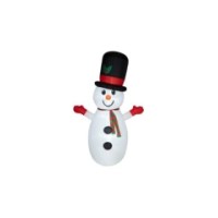 Muñeco nieve inflable iluminado 95x160x240cm 49002