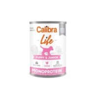 Calibra dog lata puppy&junior pollo arroz 400gr-1