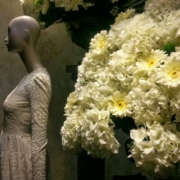 Detalle escaparate Alicia Rueda, para revista Vogue. Garden Center Sopela